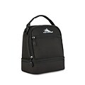 High Sierra Stacked Compartment Lunch Bag, Black (74714-1041)