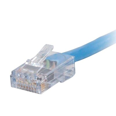 C2G® 15285 25' RJ-45 Male/Male Non Booted Unshielded Network Patch Cable; Blue