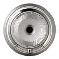 Olympus® V325010SW000 f/8.0 Body Cap Wide Angle Lens for E-P5 Micro 4/3 Cameras; Silver