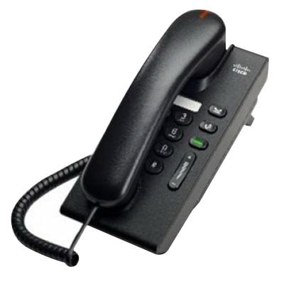 Cisco™ CP-6901-CL-K9 Single-Line Unified IP Phone with Slimline Handset, Corded, Office Phones, Charcoal Gray