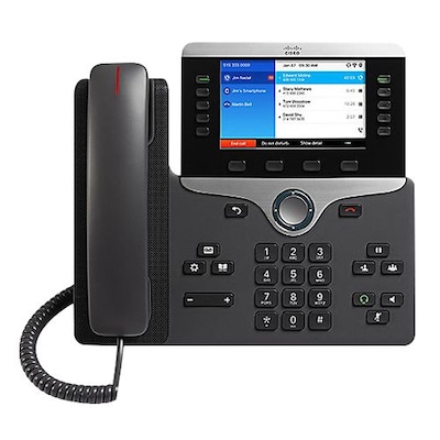 Cisco™ 8861 5-Line IP Phone, Corded, Office Phones, Charcoal
