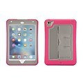 Griffin® GB41366 Survivor Slim Polycarbonate/Silicone Protective Case for Apple iPad Mini 4, Pink/Gray