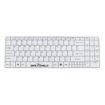 Seal Shield™ SSKSV099W USB Bluetooth Wireless Cleanwipe™ Waterproof Keyboard, White