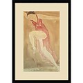 Amanti Art Abraham Walkowitz Woman in Red Dancing, 1919 Framed Art Print 15 x 21 Inch Overall (DSW574577)