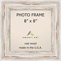Amanti Art  Alexandria Whitewash Wood Photo Frame 8 x 8 (DSW1385432)