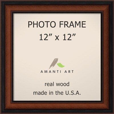 Amanti Art  Bella Noce Walnut Wood Photo Frame 12 x 12  (DSW1385291)