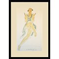 Amanti Art Abraham Walkowitz Isadora Duncan, in Green, Dancing, 1920 Framed Art Print 15 x 21 (DSW1418355)