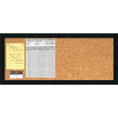 Mezzanotte Cork Board - Panel Message Board 32 x 14-inch (DSW2967403)