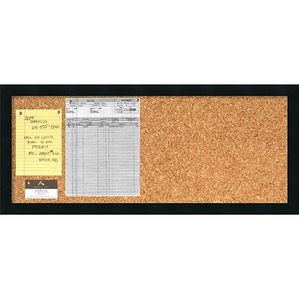 Mezzanotte Cork Board - Panel Message Board 32 x 14-inch (DSW2967403)