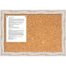 Alexandria Whitewash Cork Board - Medium Message Board 27 x 19-inch (DSW1418333)