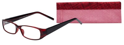 Select-A-Vision Victoria Klein Ladies High Fashion +1.50 Reading Glasses, Burgundy (E7021BG-150)