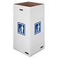 Fellowes® Recycling Waste Bin, Large, 50-Gallon, 10/Carton