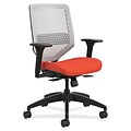 HON® Solve Series ReActiv Back Task Chair, Bittersweet/Platinum