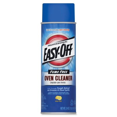 Easy-Off® Fume Free Oven Cleaner, Aerosol, Lemon Scent, 24 oz., 6/Carton (74017)
