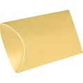 LUX® Small Pillow Boxes, 2 x 3/4 x 3, Gold Metallic, 50 Qty (SPB-07-50)