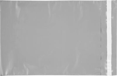 LUX 6 x 9 Heavy Duty Plastic Mailers 1000/Box, Gray Plastic (HD-E054-1M)