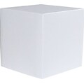 LUX® Small Cube Gift Boxes, 2 5/32 x 2 1/8 x 2 5/32, Silver Metallic, 250 Qty (SCUBE-06-250)