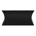 LUX® Medium Pillow Boxes, 2 1/2 x 7/8 x 4, Black Linen, 10 Qty (MPB-BLI-10)