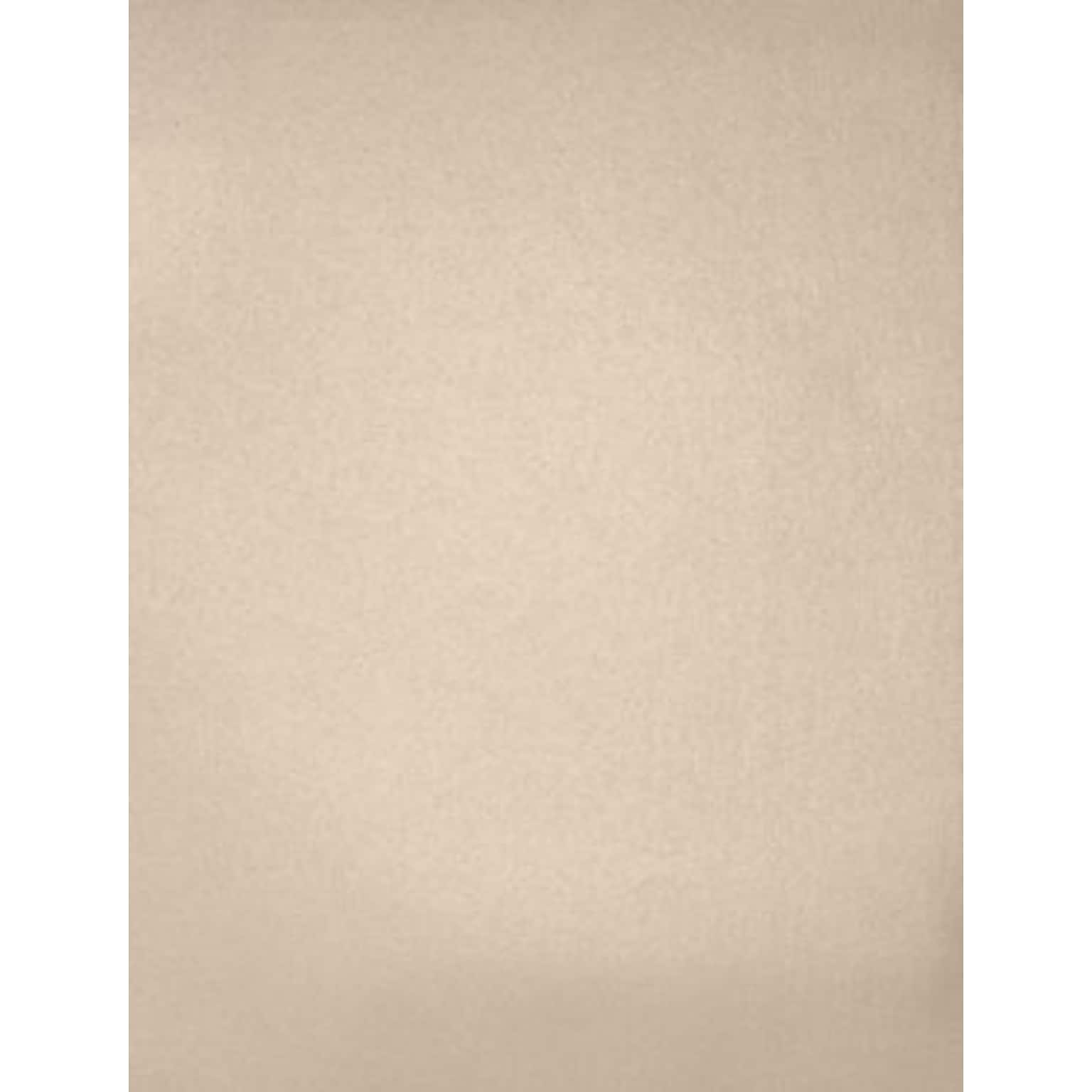 LUX Colored Paper, 32 lbs., 8.5 x 11, Taupe Metallic, 50 Sheets/Pack (81211-P-M09-50)