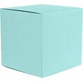 LUX® Medium Cube Gift Boxes, 3 17/32 x 3 9/16 x 3 17/32, Seafoam Blue, 1000 Qty (MCUBE-113-1M)