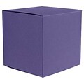 LUX® Medium Cube Gift Boxes, 3 17/32 x 3 9/16 x 3 17/32, Wisteria Purple, 50 Qty (MCUBE-106-50)