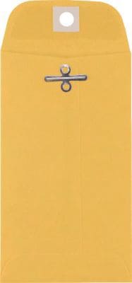 LUX #5 1/2 Coin Clasp Envelopes, 3 1/8 x 5 1/2, 32 lb. Golden Kraft, 1000 Qty (WS-5480-1M)