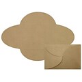 LUX A7 Petal Invitations (5 x 7) 250/Box, 18pt. Grocery Bag (A7PTLGB-250)