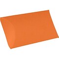 LUX® Small Pillow Boxes, 2 x 3/4 x 3, Mandarin Orange, 50 Qty (LUX-SPB-11-50)