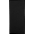 LUX® Pocket Folders, 4 x 9, Black Linen, 500 Qty (49F-BLI-500)