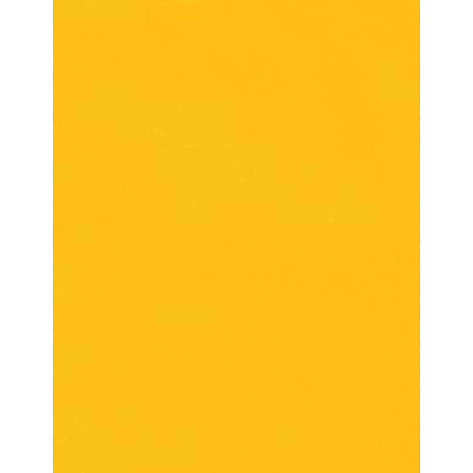 LUX Colored 11 x 17 Copy Paper, 32 lbs., Sunflower Yellow, 250 Sheets/Pack (1117-P-12-250)