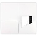 LUX® Key & Gift Card Mini Folders, 3 3/8 x 6, 100 lb. White, 1000 Qty (KHF-W-1M)