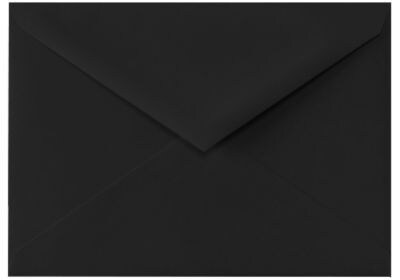 LUX 4 BAR Envelopes (3 5/8 x 5 1/8) 1000/Box, Midnight Black (4BAR-B-1M)