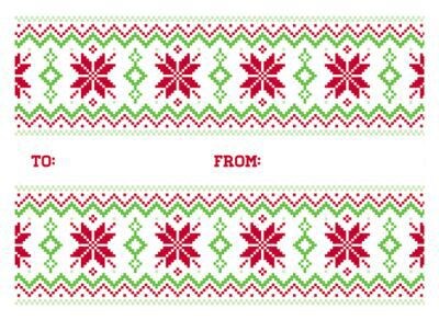 LUX® #17 Mini Gift Card Envelopes, 2 11/16 x 3 11/16, Sweater Pattern, 500 Qty (LEVC-H01-500)