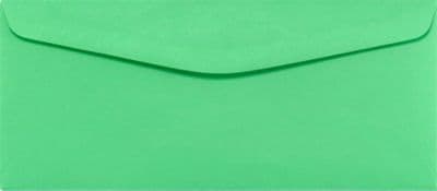 LUX #9 Business Envelope, 3 7/8 x 8 7/8, Bright Green, 250/Pack (WS-2037-250)