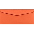 LUX® #9 Regular Envelopes, 3 7/8 x 8 7/8, Bright Orange, 50 Qty (WS-2032-50)