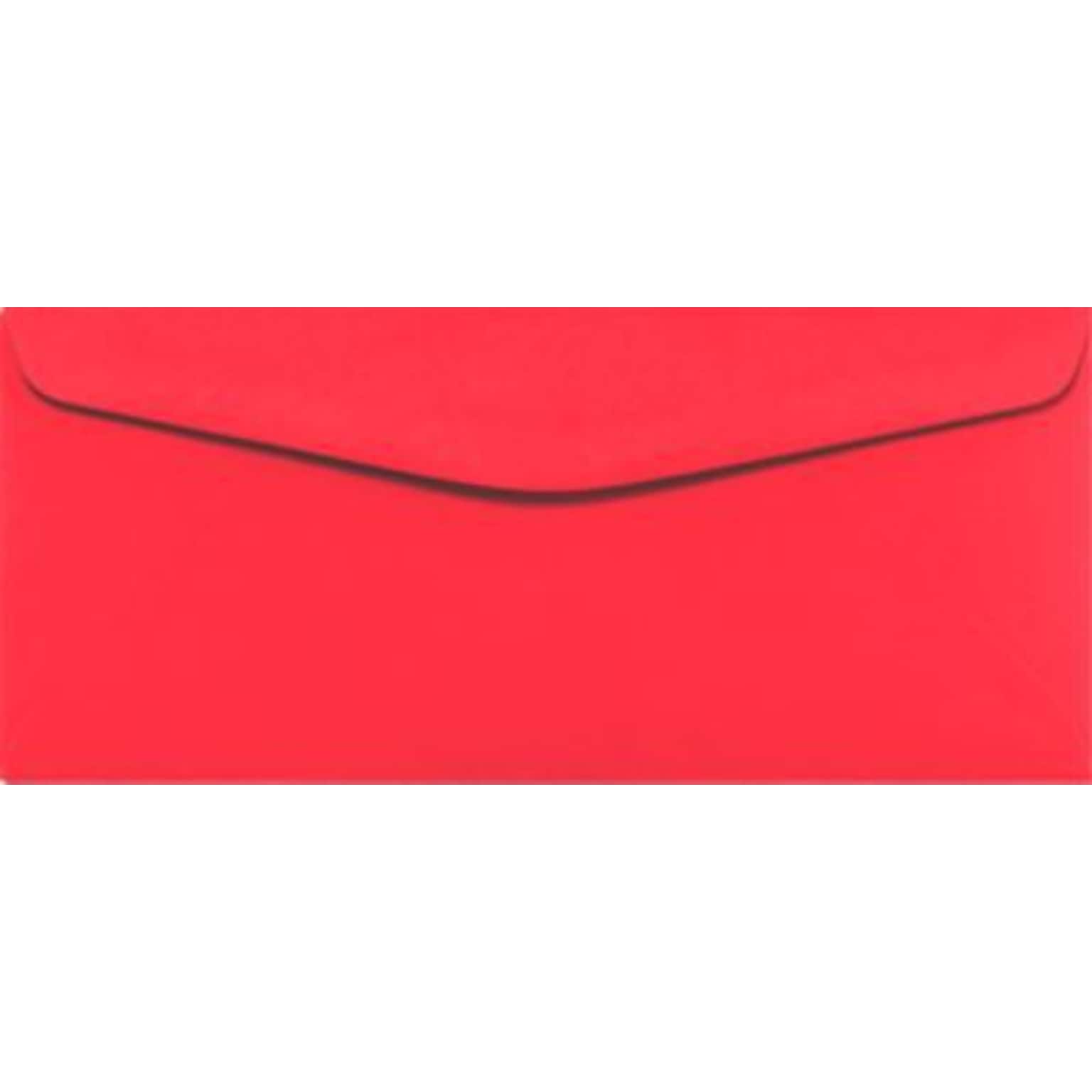 LUX #9 Business Envelope, 3 7/8 x 8 7/8, Electric Cherry, 50/Pack (WS-2041-50)