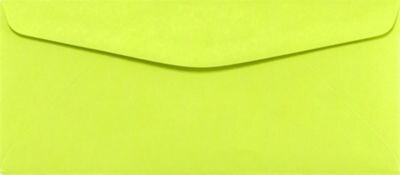 LUX #9 Booklet Envelope, 3 7/8 x 8 7/8, Electric Green, 500/Pack (WS-2036-500)