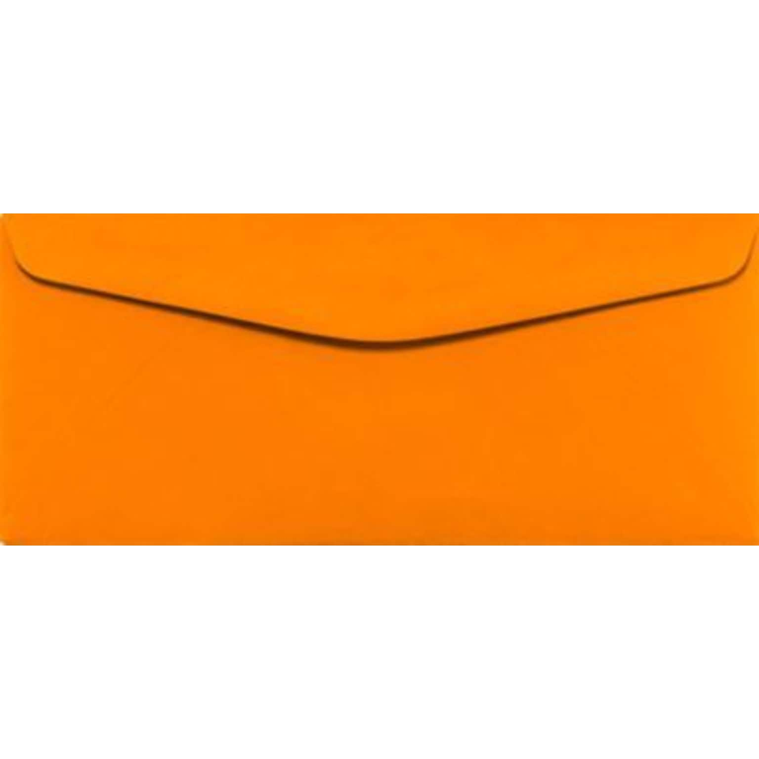 LUX #9 Business Envelope, 3 7/8 x 8 7/8, Electric Orange, 1000/Pack (WS-2040-1M)