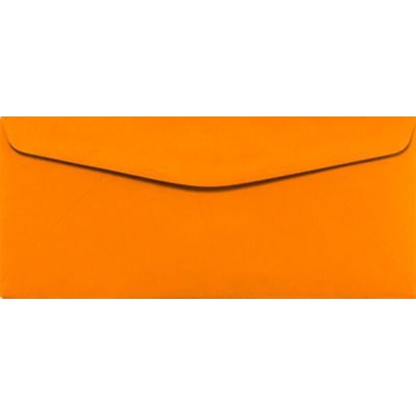 LUX #9 Business Envelope, 3 7/8 x 8 7/8, Electric Orange, 50/Pack (WS-2040-50)