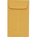 LUX Self Seal #5 1/2 Coin Envelope, 3 1/8 x 5 1/2, Brown Kraft, 50/Pack (512CO-28BK-50)