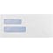 LUX Security Tinted #10 Double Window Envelope, 4 1/2 x 9 1/2, White, 250/Pack (WS-3342-250)