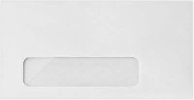 LUX #7 1/2 Window Envelope, 3 15/16 x 7 1/2, White, 50/Pack (WS-1624-50)