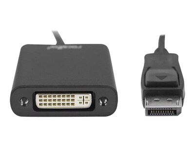 Rocstor® Y00DVI-BK 5.9 DisplayPort to DVI-D Audio/Video Adapter; Black