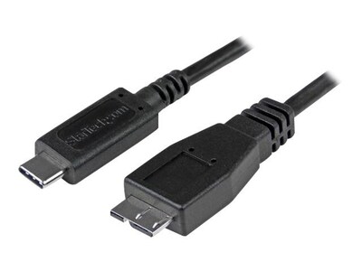 StarTech.com® 3.3 USB-C to Micro-B Cable, Male to Male, Black (USB31CUB1M)