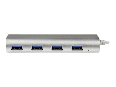 StarTech.com ST43004UA 5Gbps 4-Port Portable USB 3.0 Hub with Built-in Cable