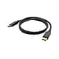 AddOn® DISPLAYPORT1F 1' DisplayPort Cable, Black