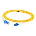 AddOn 2m LC (Male) to SC (Male) Yellow OS1 Duplex LSZH Single-Mode Fiber (SMF) Patch Cable