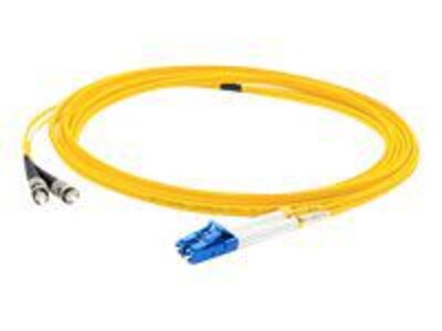 AddOn 7m LC (Male) to ST (Male) Yellow OS1 Duplex LSZH Single-Mode Fiber (SMF) Patch Cable