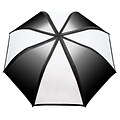 Natico Gradient Umbrella 58 Arc Black and White (60-122-BK-WH)