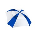 Natico Vented Square Deal Umbrella 62 Arc Blue and White (60-62-BL-WH)